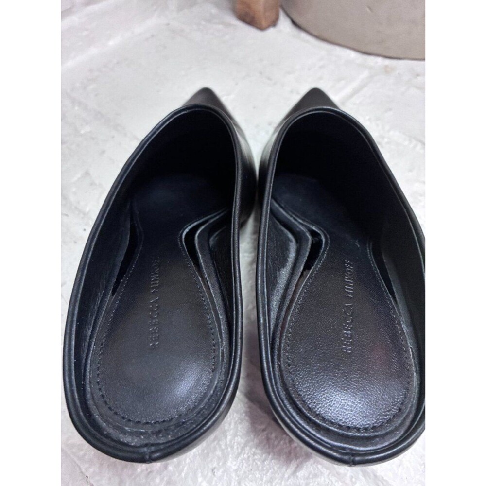 Rebecca Minkoff Tabitha Mule Heeled Slip On Shoe - Size 6 - Black Leather - Picture 4 of 10